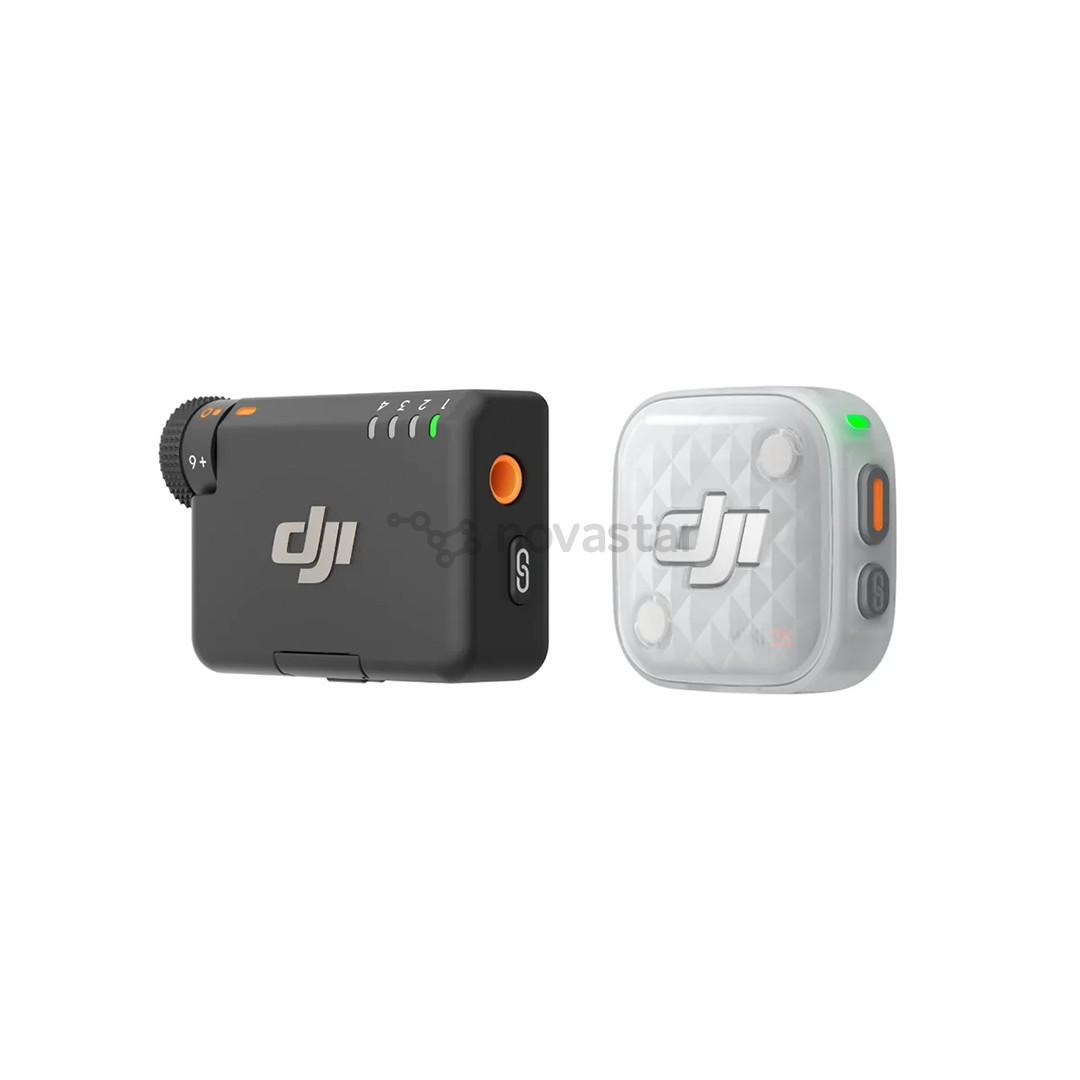 DJI Mic Mini 2S (1 TX + 1 RX), baltas - Belaidis mikrofonas