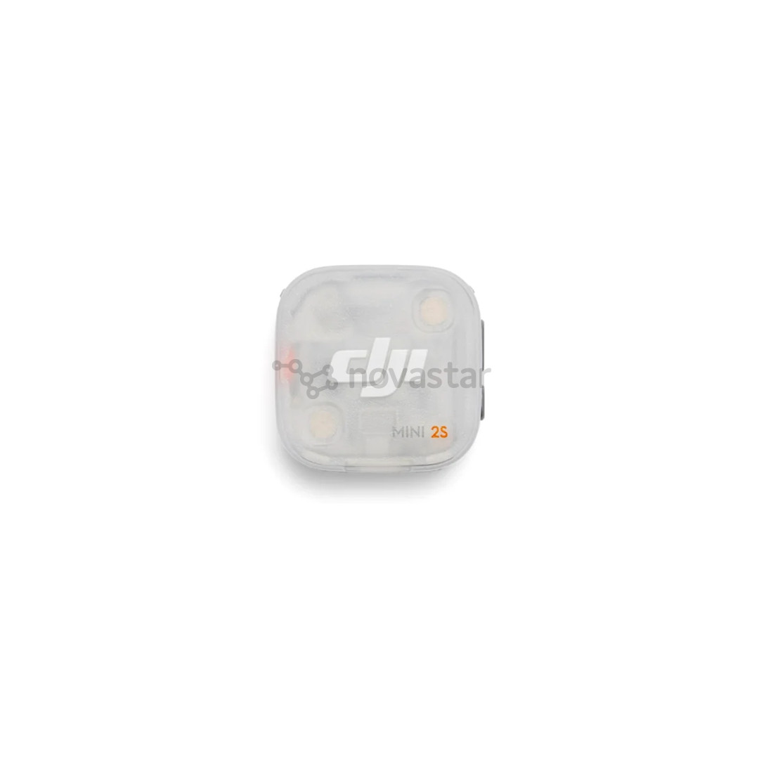 DJI Mic Mini 2S (2 TX + 1 RX + Charging Case), baltas - Belaidis mikrofonas