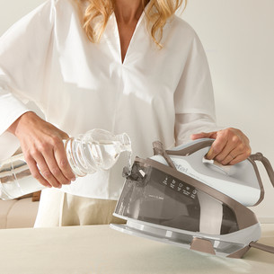 Tefal Power Pro Compact 200, 2400 W, balta/smėlio/ruda - Garų lyginimo sistema