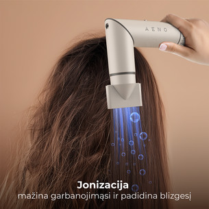 Aeno HS1, 1200 W, baltas - Plaukų formavimo prietaisas ir džiovintuvas