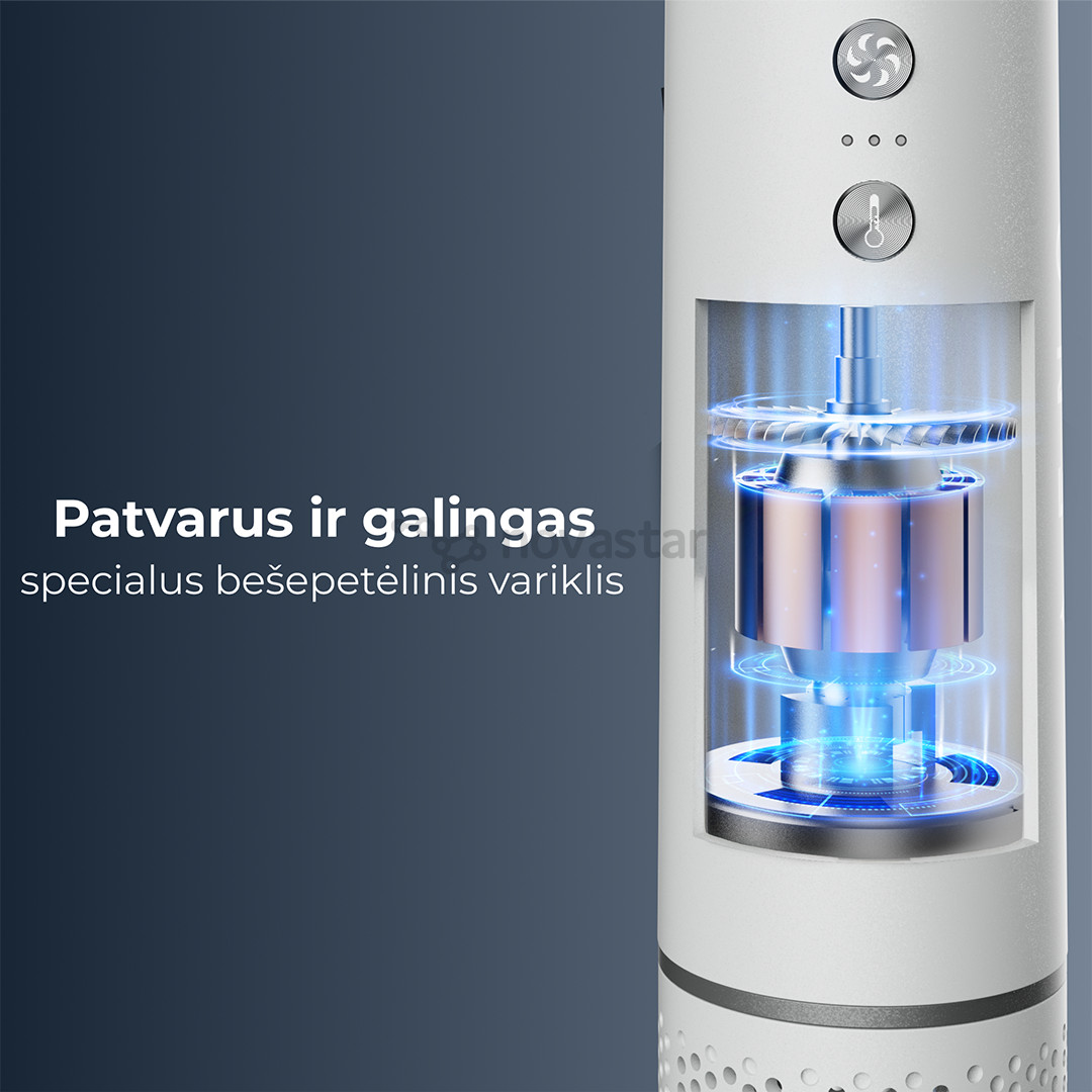 Aeno HS1, 1200 W, baltas - Plaukų formavimo prietaisas ir džiovintuvas