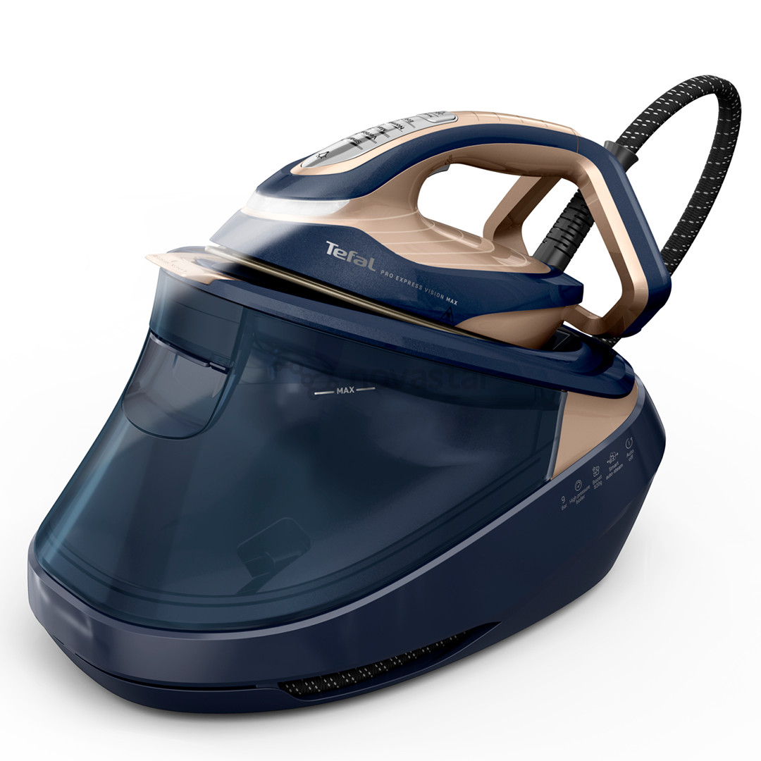 Tefal Pro Express Vision Max, 3000 Вт, синий/бежевый - Гладильная система