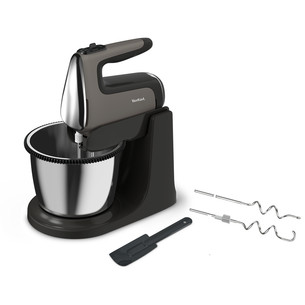 Tefal Powermix Silence, 850 Вт, темно-серый - Ручной миксер с чашей HT664EE0