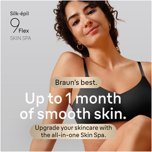 Braun Silk épil 9 Flex SkinSpa, Wet & Dry, белый - Эпилятор