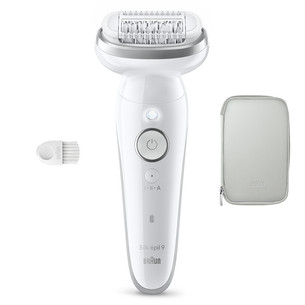 Braun Silk épil 9, Wet & Dry, белый - Эпилятор