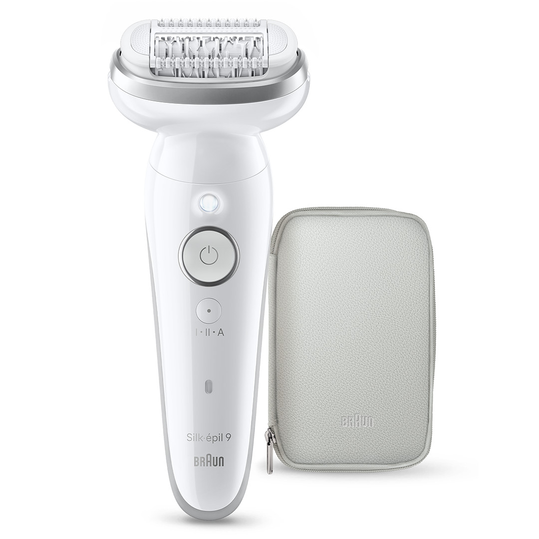 Braun Silk épil 9, Wet & Dry, белый - Эпилятор