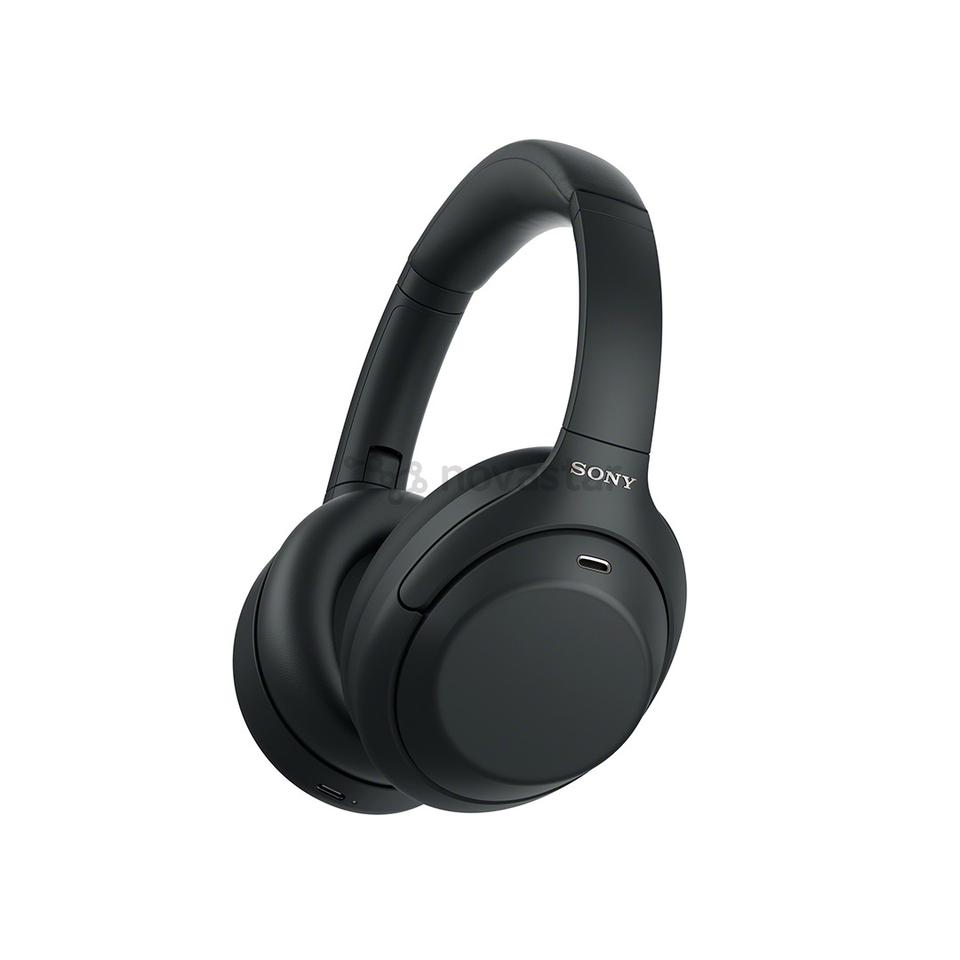 Sony WH-1000XM4C, triukšmo slopinimas, juodos - Belaidės ausinės