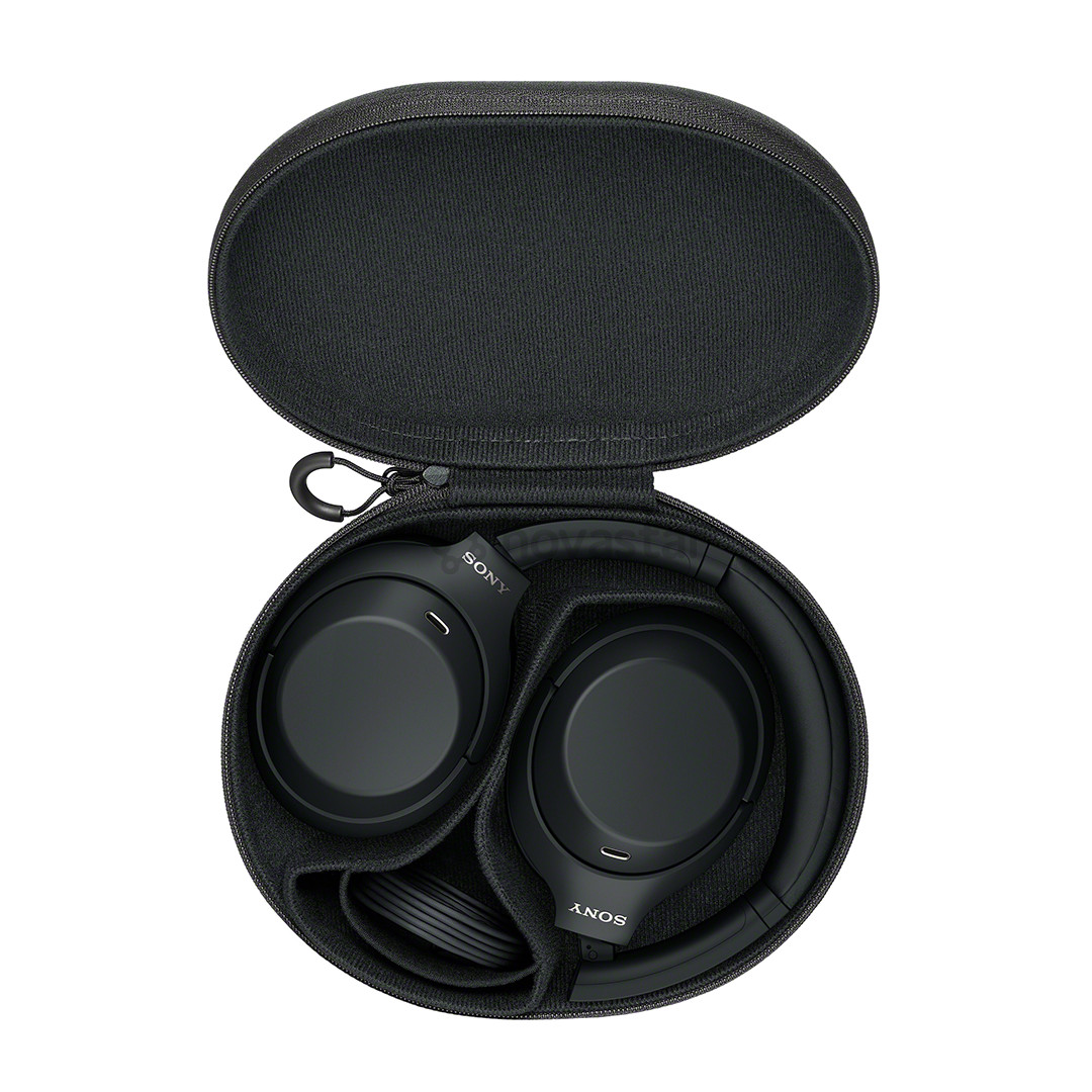 Sony WH-1000XM4C, triukšmo slopinimas, juodos - Belaidės ausinės