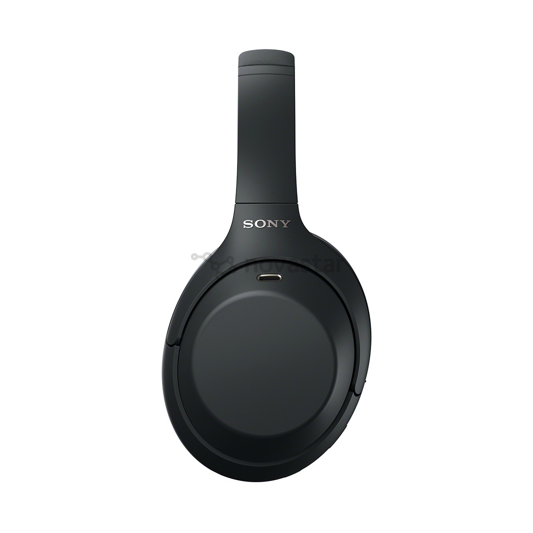 Sony WH-1000XM4C, triukšmo slopinimas, juodos - Belaidės ausinės