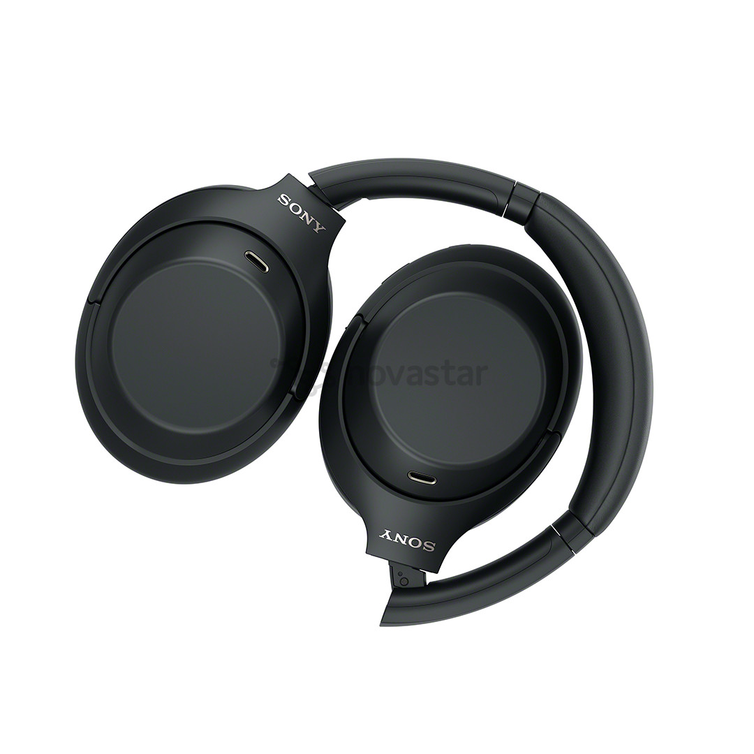 Sony WH-1000XM4C, triukšmo slopinimas, juodos - Belaidės ausinės