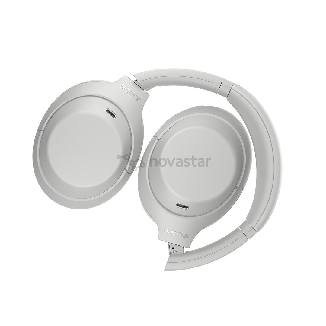 Sony WH-1000XM4C, шумоподавление, серебристый - Беспроводные наушники