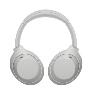 Sony WH-1000XM4C, шумоподавление, серебристый - Беспроводные наушники