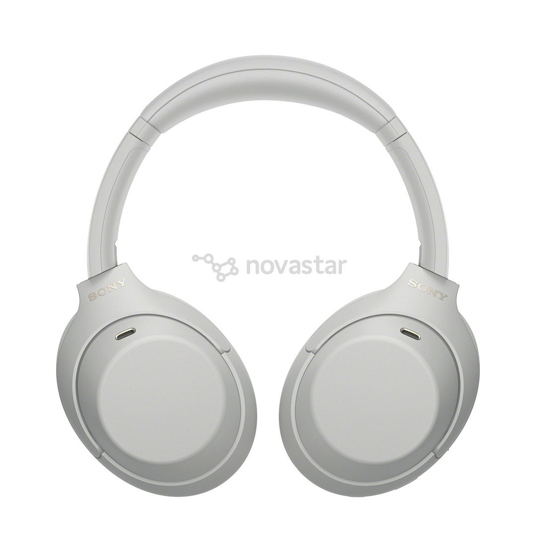 Sony WH-1000XM4C, шумоподавление, серебристый - Беспроводные наушники