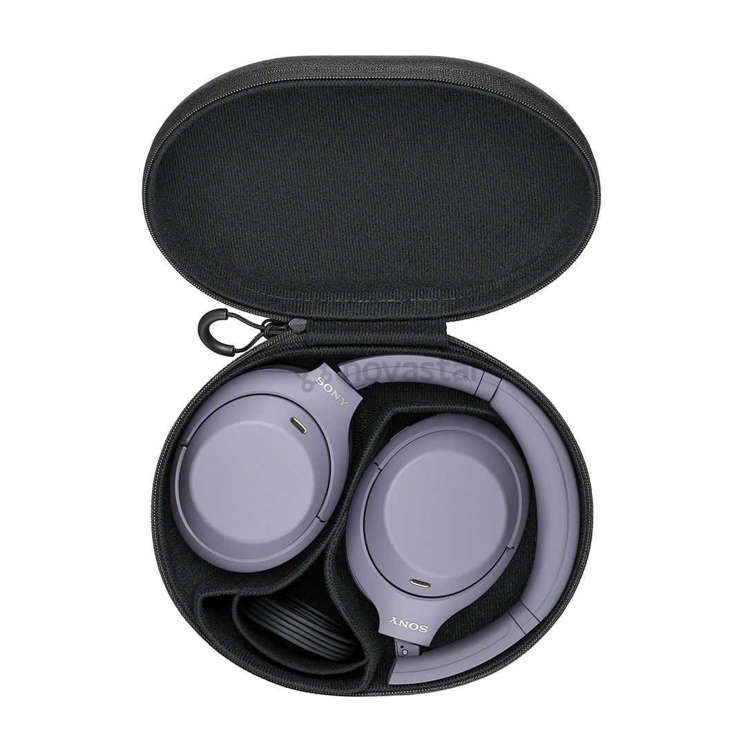 Sony WH-1000XM4C, triukšmo slopinimas, violetinės - Belaidės ausinės
