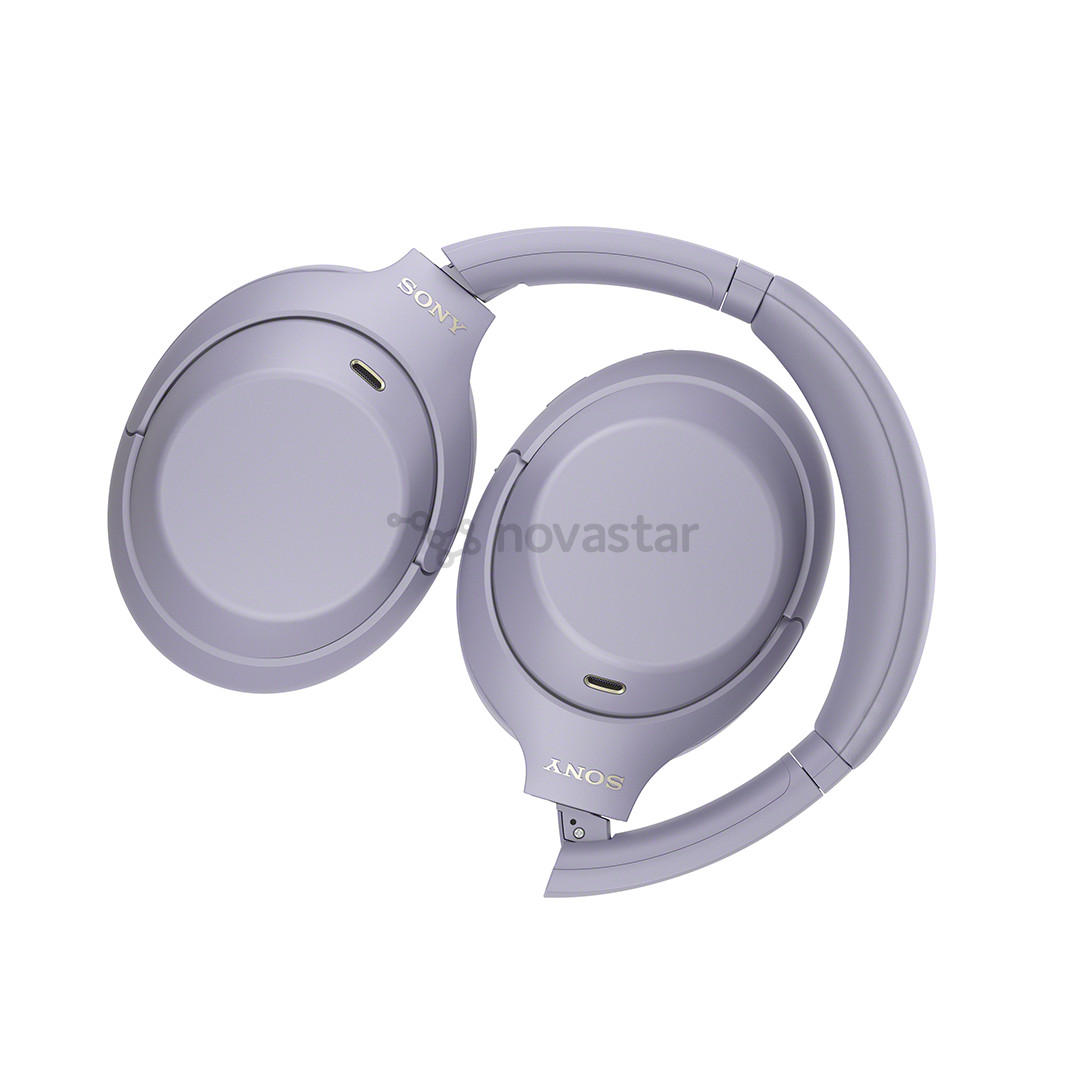 Sony WH-1000XM4C, triukšmo slopinimas, violetinės - Belaidės ausinės