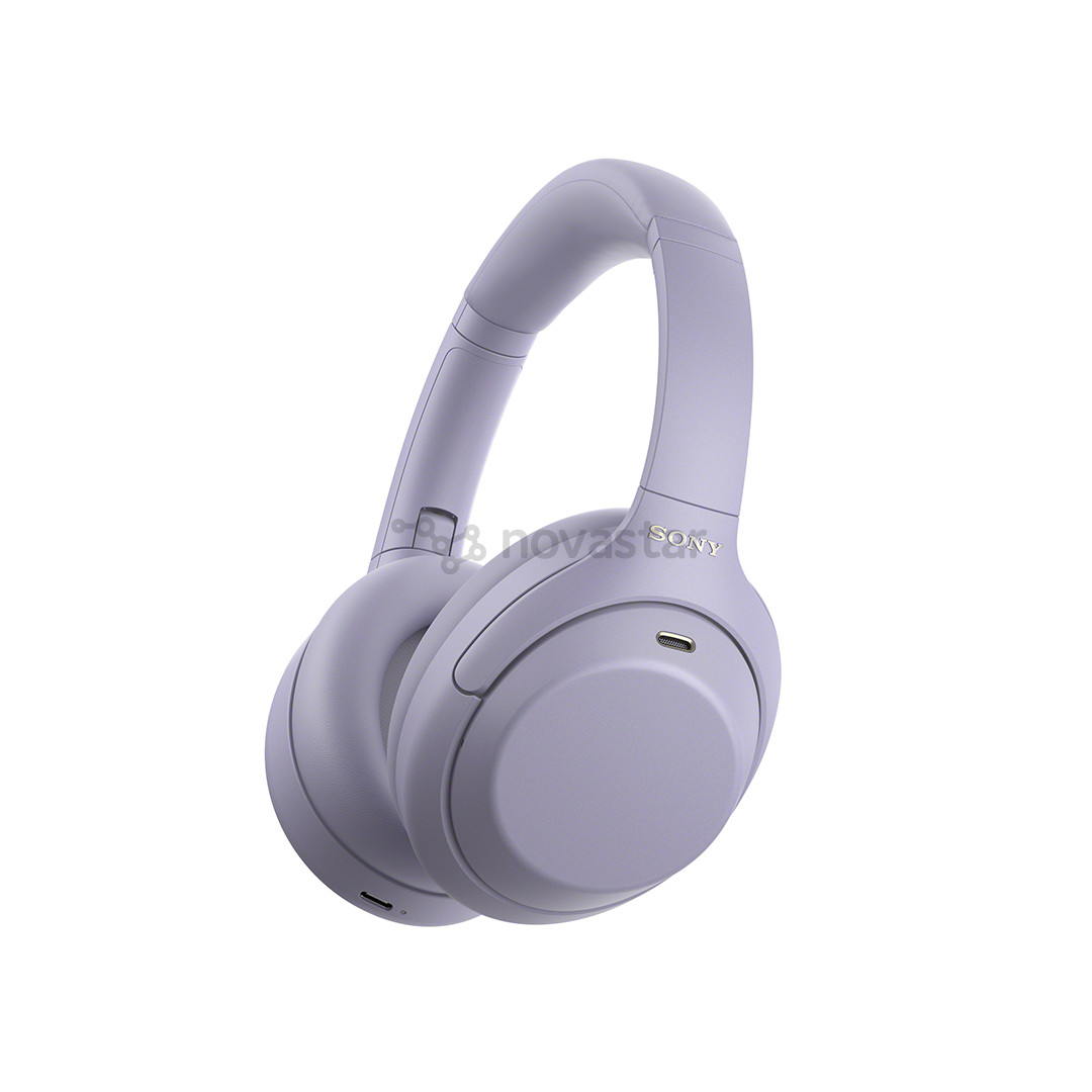Sony WH-1000XM4C, triukšmo slopinimas, violetinės - Belaidės ausinės