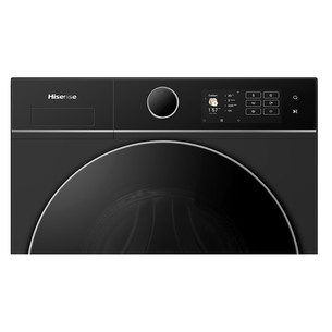 Hisense, 12 kg / 8 kg, gylis 59,5 cm, 1400 aps./min., juoda - Skalbimo mašina - džiovyklė