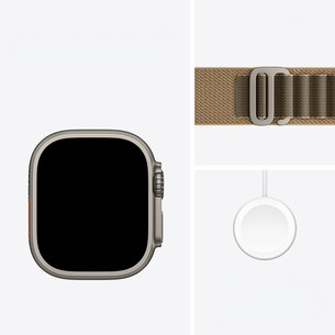 Apple Watch Ultra 4, 49 mm, Alpine Loop, S, natural / desert - Smartwatch