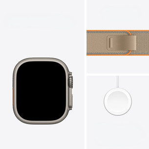 Apple Watch Ultra 4, 49 mm, Trail Loop, S/M, natural / sand - Smartwatch