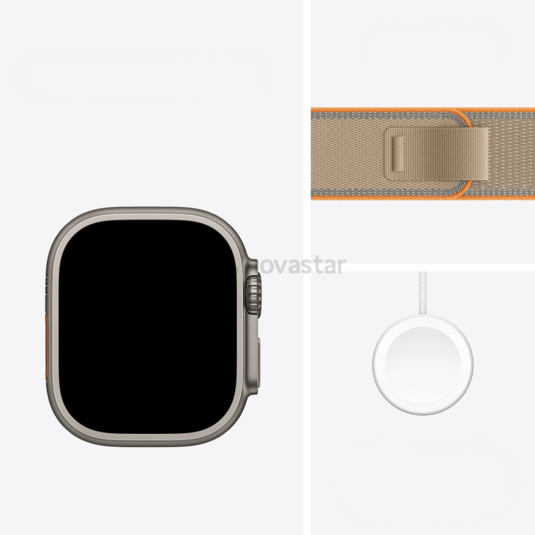 Apple Watch Ultra 4, 49 mm, Trail Loop, S/M, natural / sand - Smartwatch