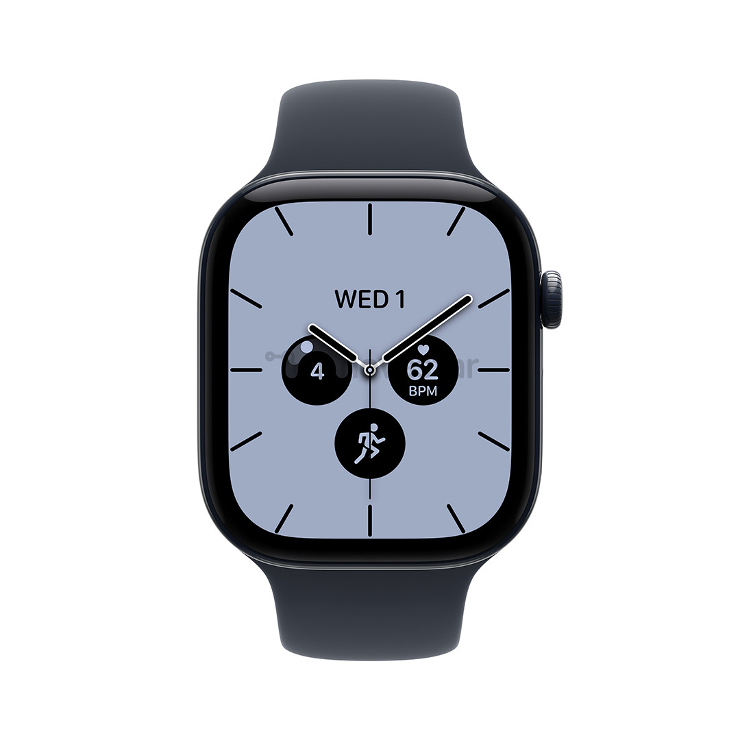 Apple Watch 12, 42 mm, GPS+5G, ceramic, sport band, M/L, night blue / navy blue - Smartwatch