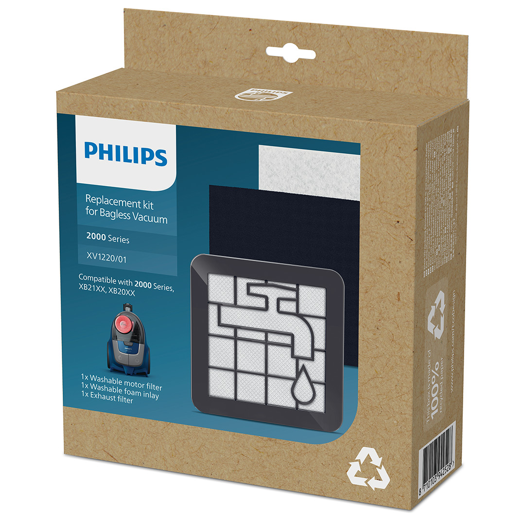 Keitimo rinkinys Philips 2000 serijos dulkių siurbliams be maišelio, XV1220/01
