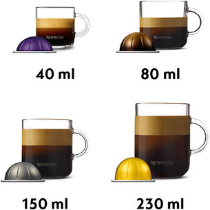Krups Nespresso Vertuo Up, juodas - Kapsulinis kavos aparatas