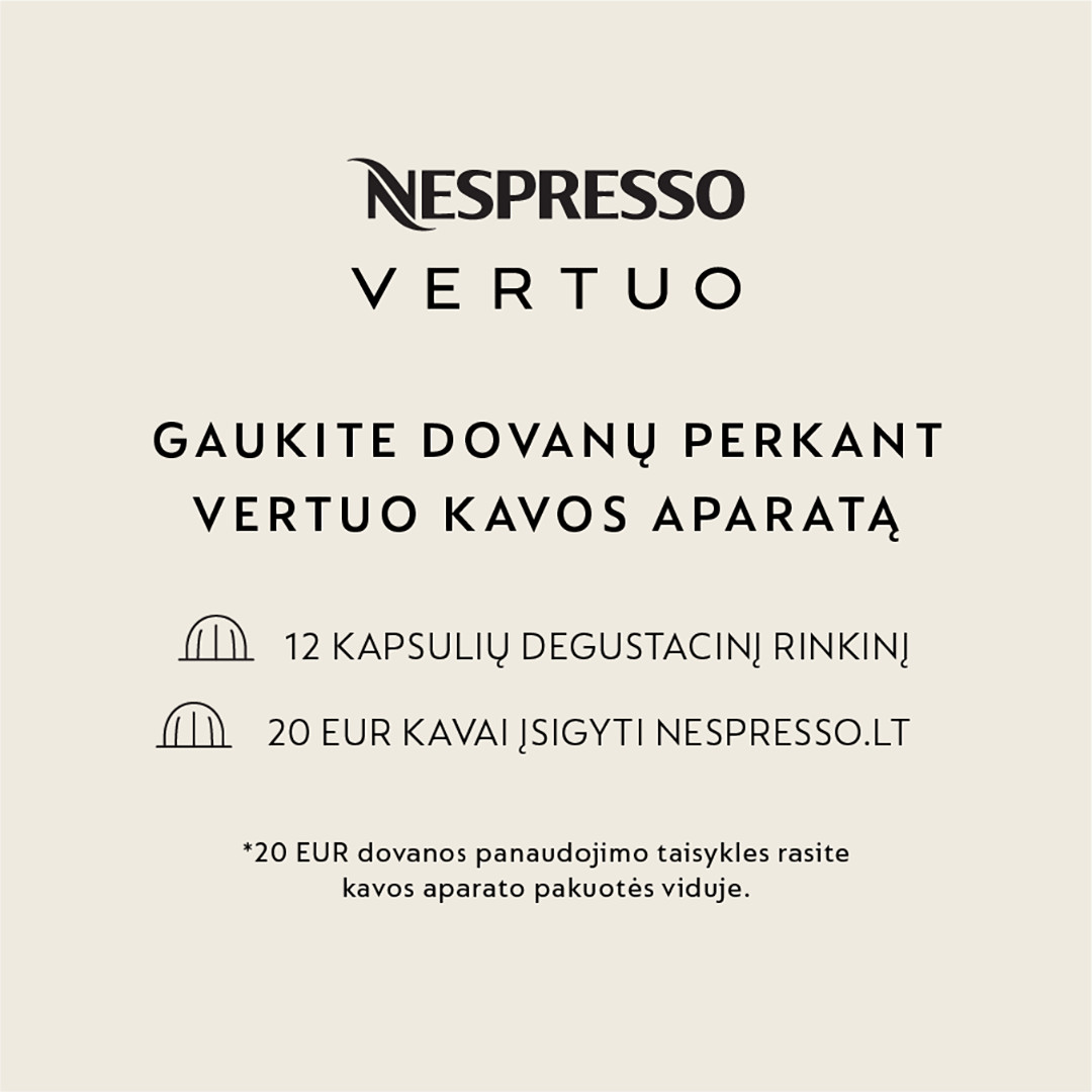 Kapsulinis kavos aparatas Krups Nespresso Vertuo Pop, raudonas