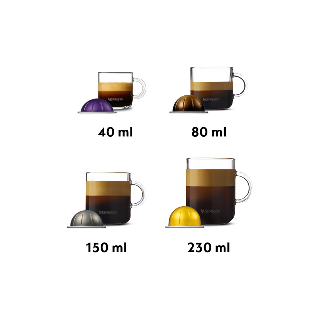 Krups Nespresso Vertuo Next, grey - Capsule coffee machine