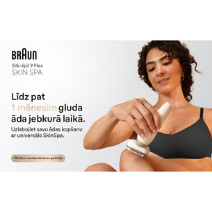 Braun Silk épil 9 Flex SkinSpa, Wet & Dry, белый - Эпилятор