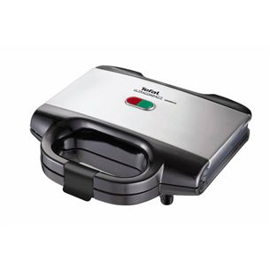 Tefal, 700 Вт, черный/нерж. сталь - Контактный тостер SM1552