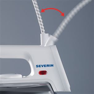 Severin, 1200 W, white/inox - Dry iron