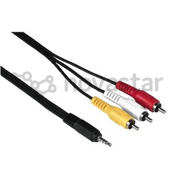 Laidas vaizdui perduoti Hama 3.5mm - 3xRCA
