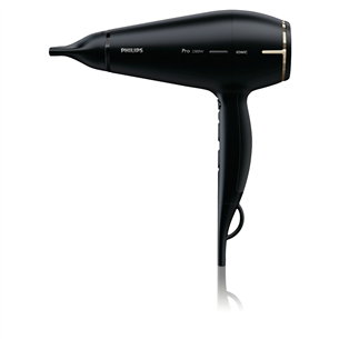 Philips Prestige Pro, 2300 W, black.gold - Hair dryer HPS920/00