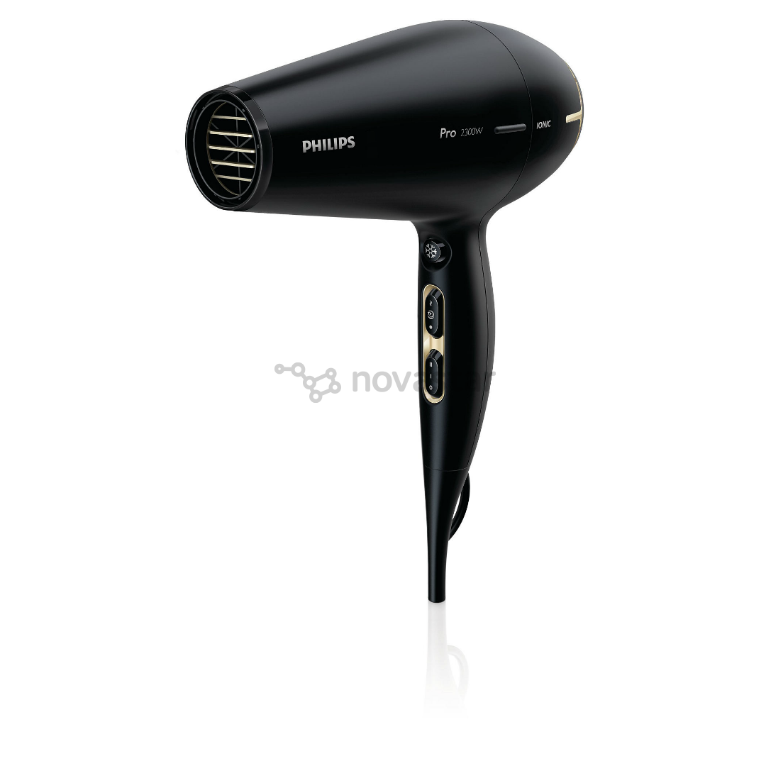 Philips Prestige Pro 2300 W black.gold Hair dryer HPS920 00 Novastar