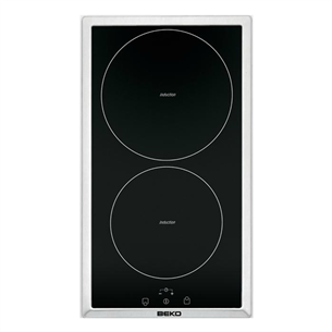 Beko, width 28.8 cm, steel frame, black - Built-in Induction Hob HDMI32400DTX