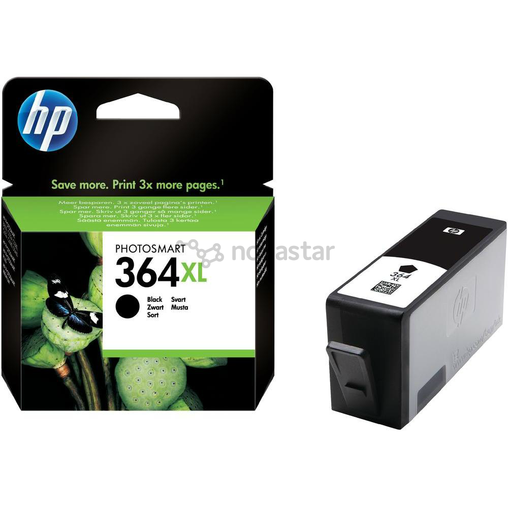 Rašalo kasetė HP 364XL, Juoda