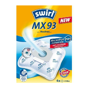 Dulkių siurblių maišeliai Swirl MicroPor MX 93, 5vnt