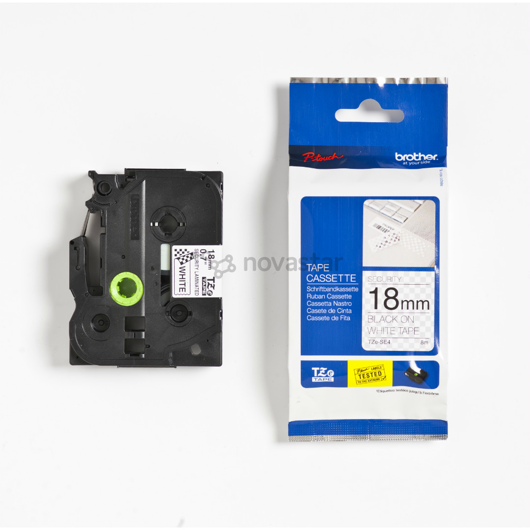 Juostelė Brother TZESE4 8m x 18mm