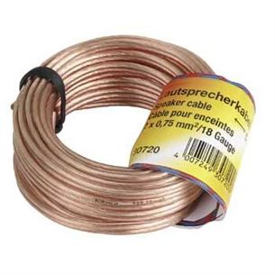Laidas garso technikai Hama 2x0.75 mm² 00030721