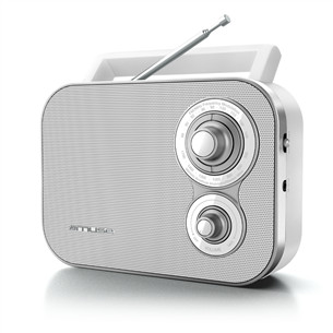 Muse M-051RW, FM, veikia su baterija, baltas - Nešiojamasis radijas