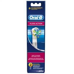 Dantų šepetėlių antgaliai Braun Oral-B FlossAction, 2vnt EB25-2NEW