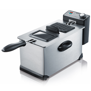 Severin, 2000 W, black/silver - Deep Fryer