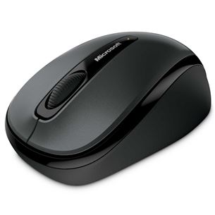 Pelė MicroSoft Mobile 3500, belaidė, Juoda